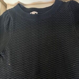 GAP Black Textured Women's Top